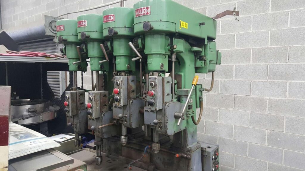 56" x 21" Allen 4 Station Drill Press