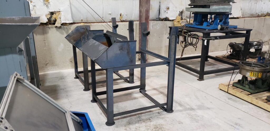 55.5" Tall Manual Parts Hopper