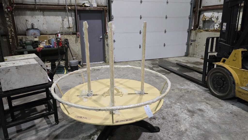 63″ Turn Table and Wire Stand – New – 1 of 2