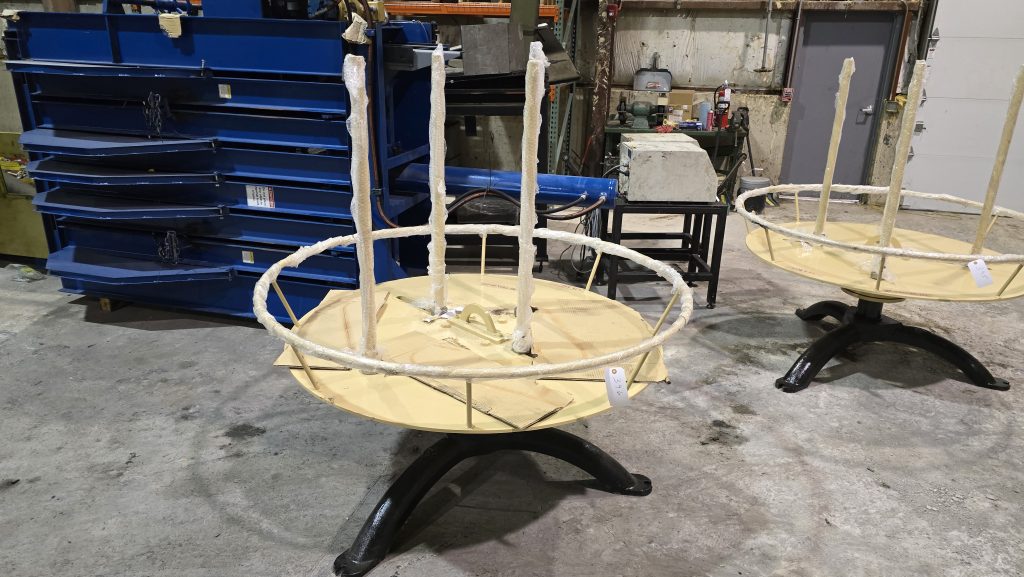 63″ Turn Table and Wire Stand – New – 2 of 2